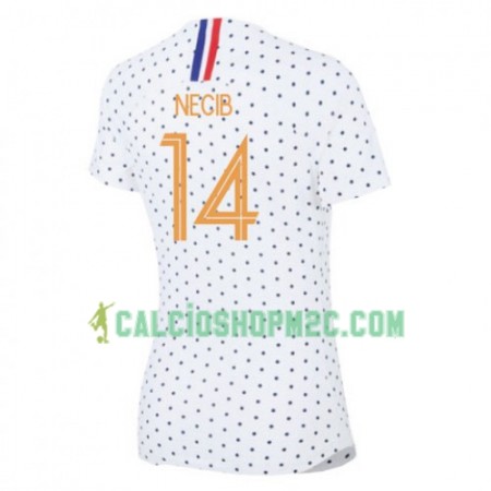 Francia Louisa Necib 14 Maglia Trasferta Mondiali calcio femminile 2019 Manica Corta